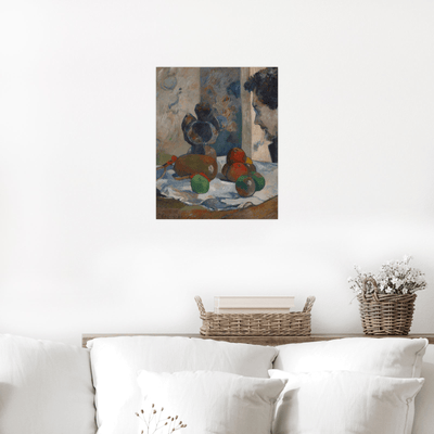 Still Life With Profile Of Laval, Paul Gauguin - ArtDeco Canvas