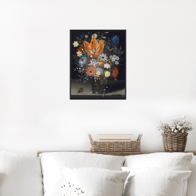 Still Life with Iris, Peter Binoit - ArtDeco Canvas