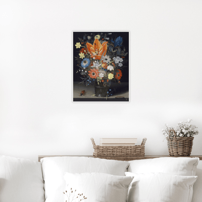 Still Life with Iris, Peter Binoit - ArtDeco Canvas