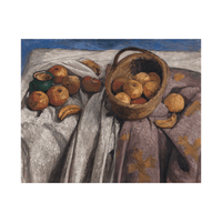 Still life with apples and bananas, Paula Modersohn-Becker - ArtDeco Canvas