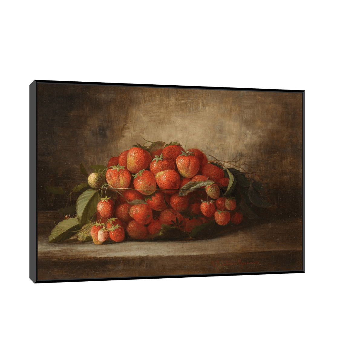 Strawberries, Richard La Barre Goodwin - ArtDeco Canvas