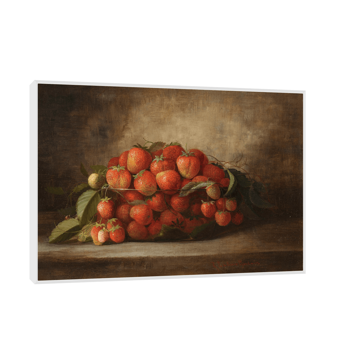 Strawberries, Richard La Barre Goodwin - ArtDeco Canvas