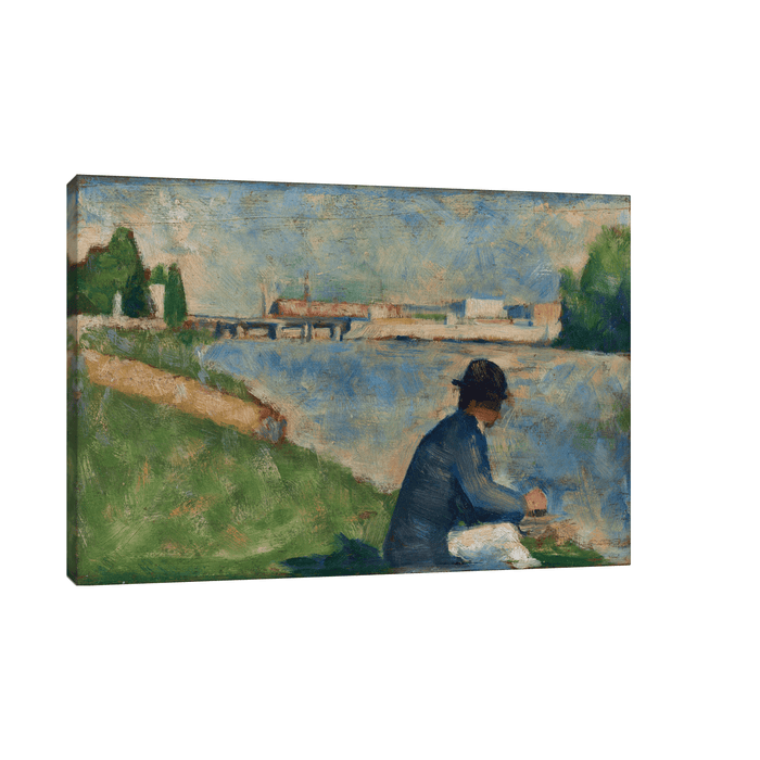 Study for ‘Bathers at Asnières’, Georges Seurat - ArtDeco Canvas