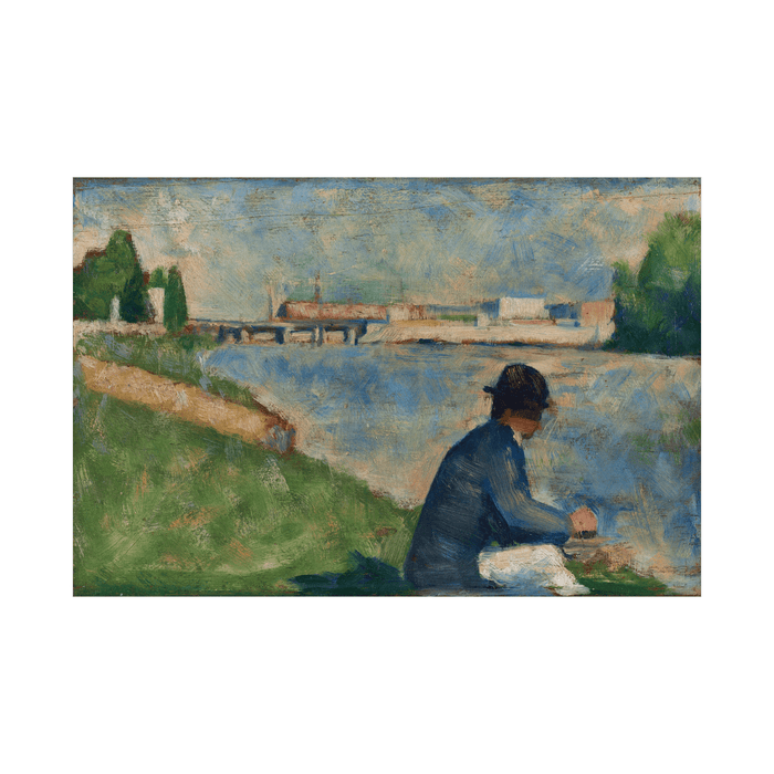 Study for ‘Bathers at Asnières’, Georges Seurat - ArtDeco Canvas
