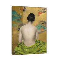 Study of Flesh Color and Gold, William Merritt Chase - ArtDeco Canvas