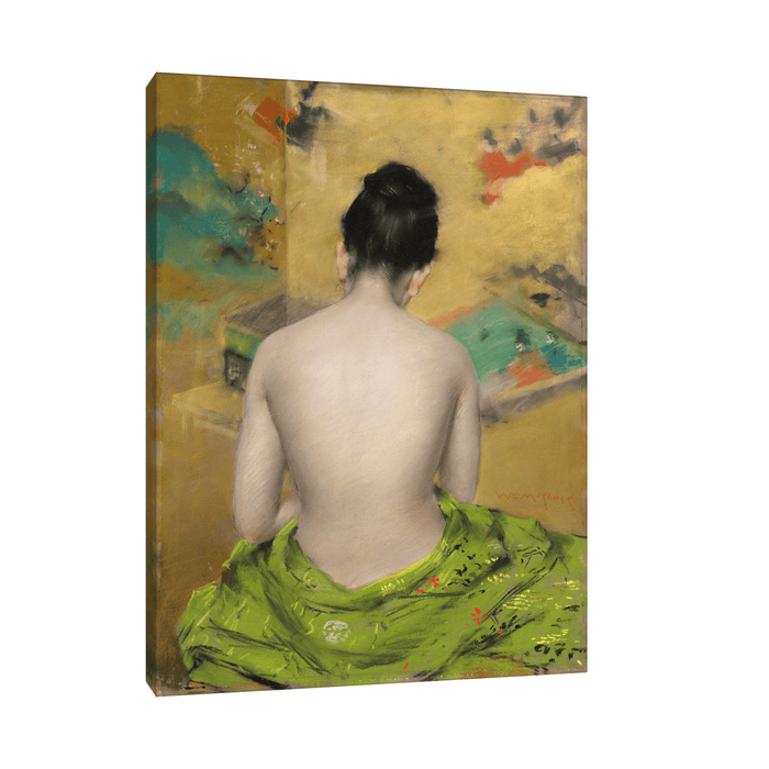 Study of Flesh Color and Gold, William Merritt Chase - ArtDeco Canvas