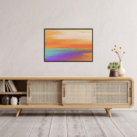 Sunset by the sea - ArtDeco Canvas