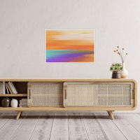 Sunset by the sea - ArtDeco Canvas