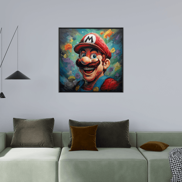 Super Mario extra cheerful - ArtDeco Canvas