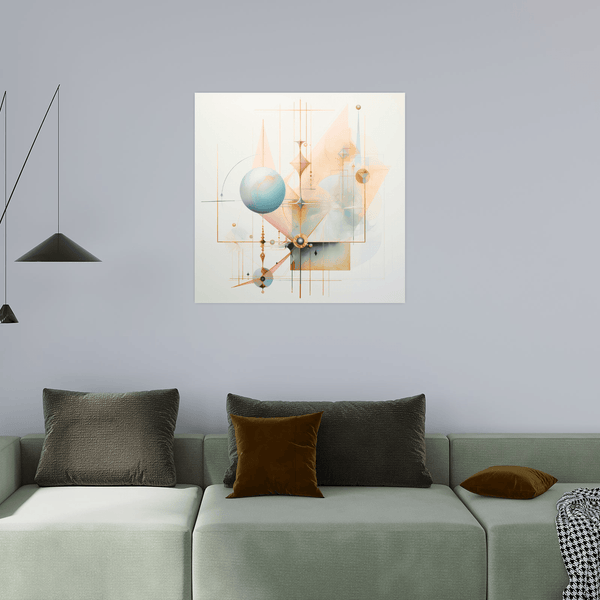 Surreal geometry - ArtDeco Canvas