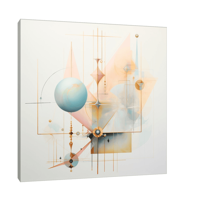 Surreal geometry - ArtDeco Canvas