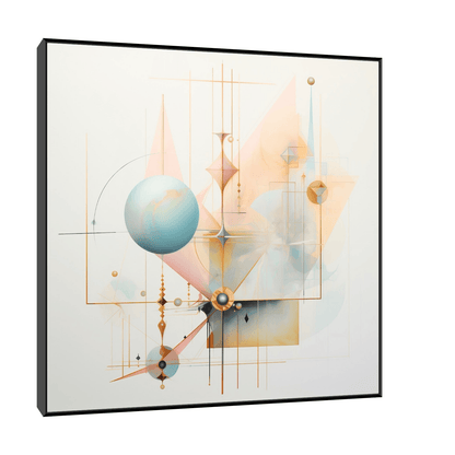 Surreal geometry - ArtDeco Canvas