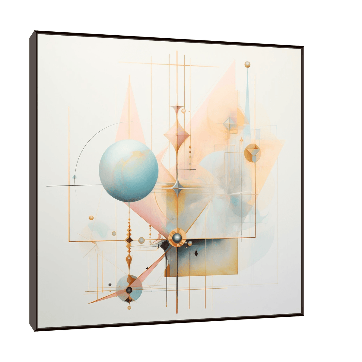 Surreal geometry - ArtDeco Canvas