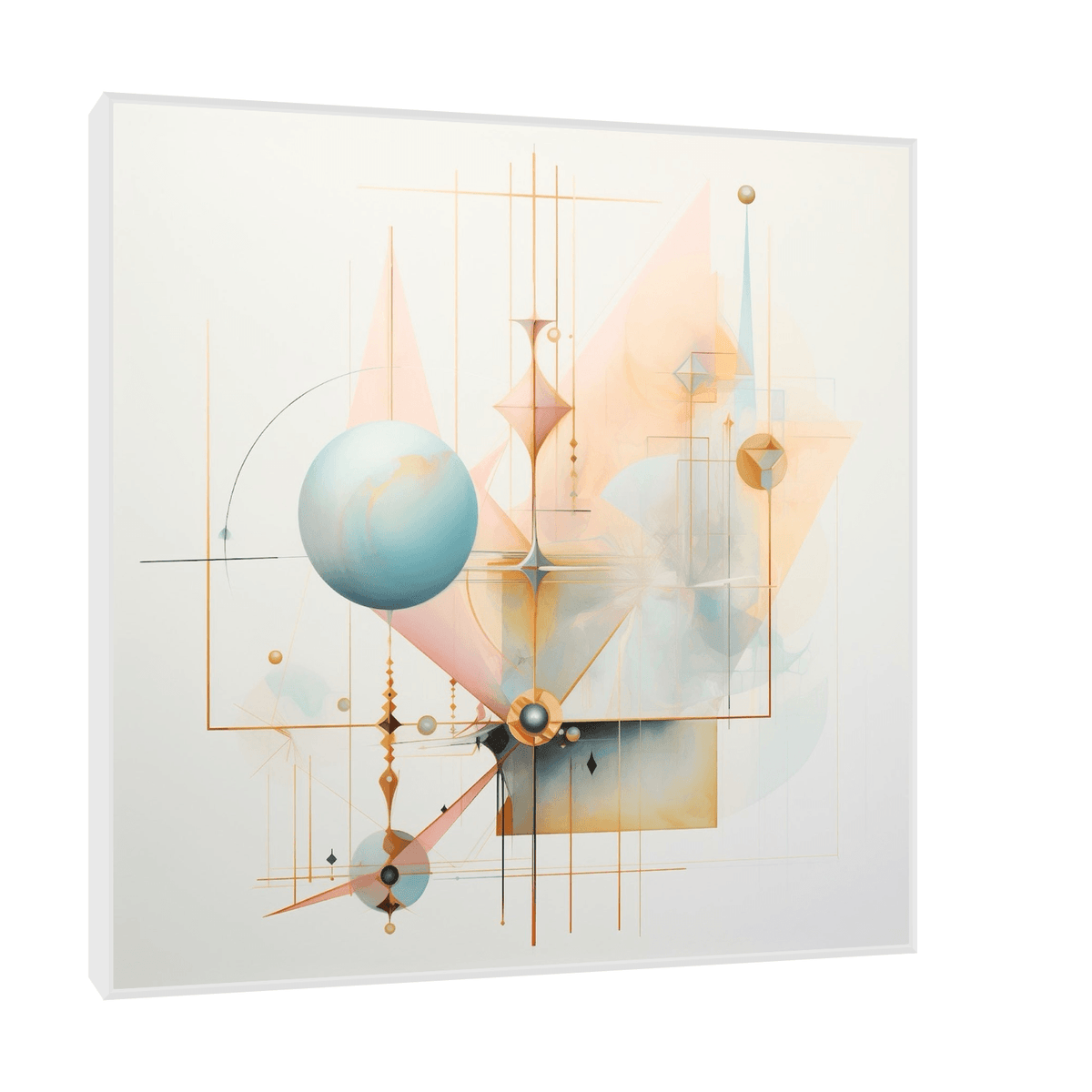 Surreal geometry - ArtDeco Canvas