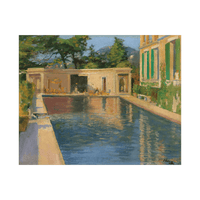 Swimming Pool, Sir John Lavery - ArtDeco Canvas