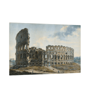 The Colosseum, Rome, Abraham-Louis-Rodolphe Ducros - ArtDeco Canvas