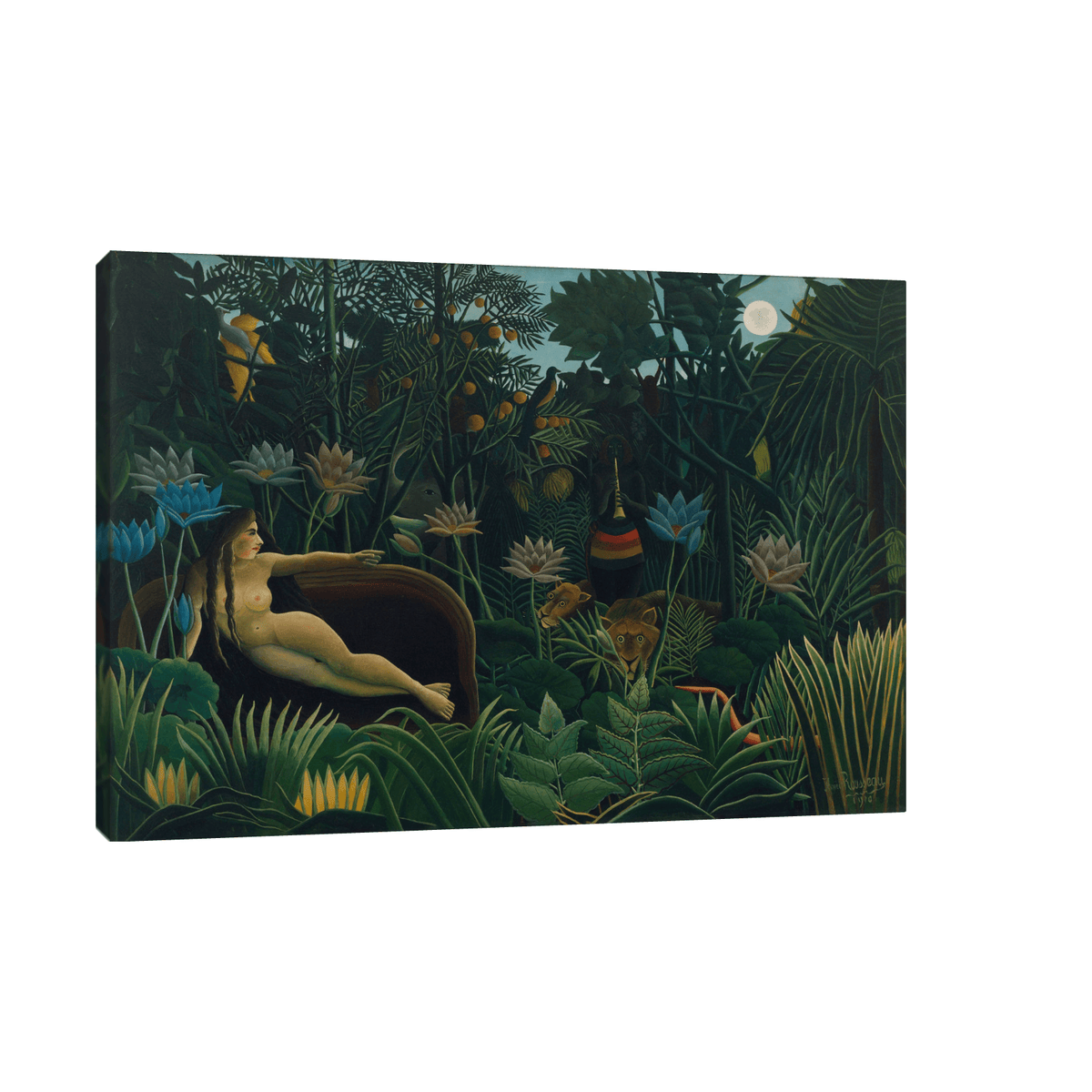 The Dream, Henri Rousseau - ArtDeco Canvas