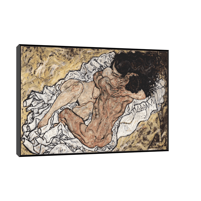 The Embrace, Egon Schiele - ArtDeco Canvas