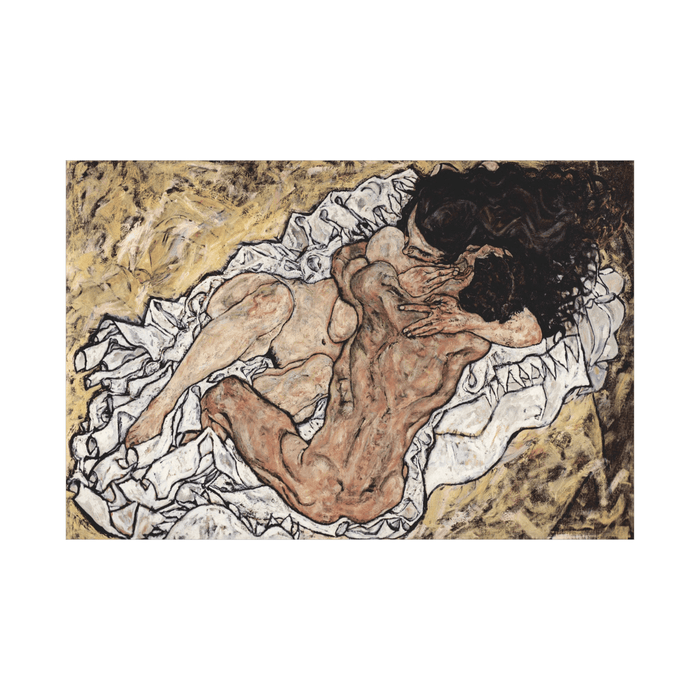 The Embrace, Egon Schiele - ArtDeco Canvas