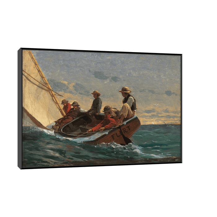 The Flirt, Winslow Homer - ArtDeco Canvas