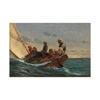 The Flirt, Winslow Homer - ArtDeco Canvas