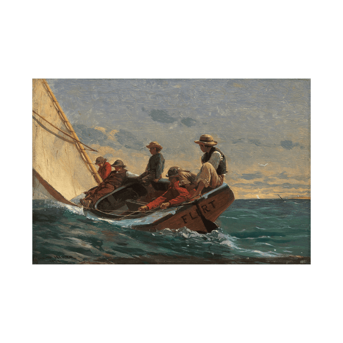 The Flirt, Winslow Homer - ArtDeco Canvas