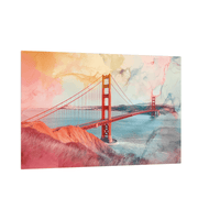 The Golden Gate bridge - ArtDeco Canvas