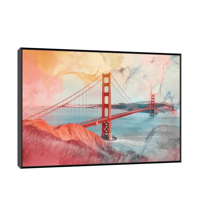 The Golden Gate bridge - ArtDeco Canvas