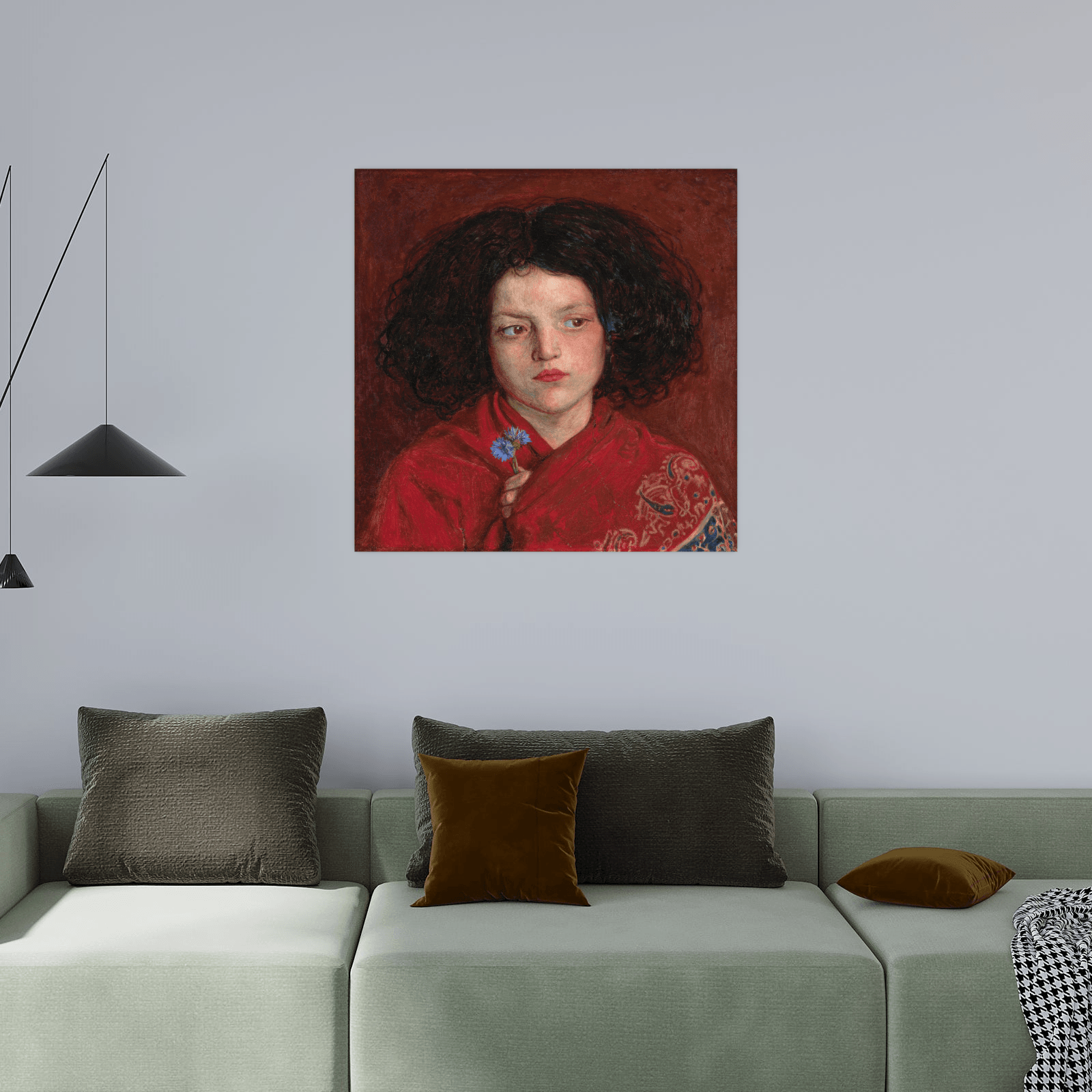 The Irish Girl Ford, Madox Brown - ArtDeco Canvas