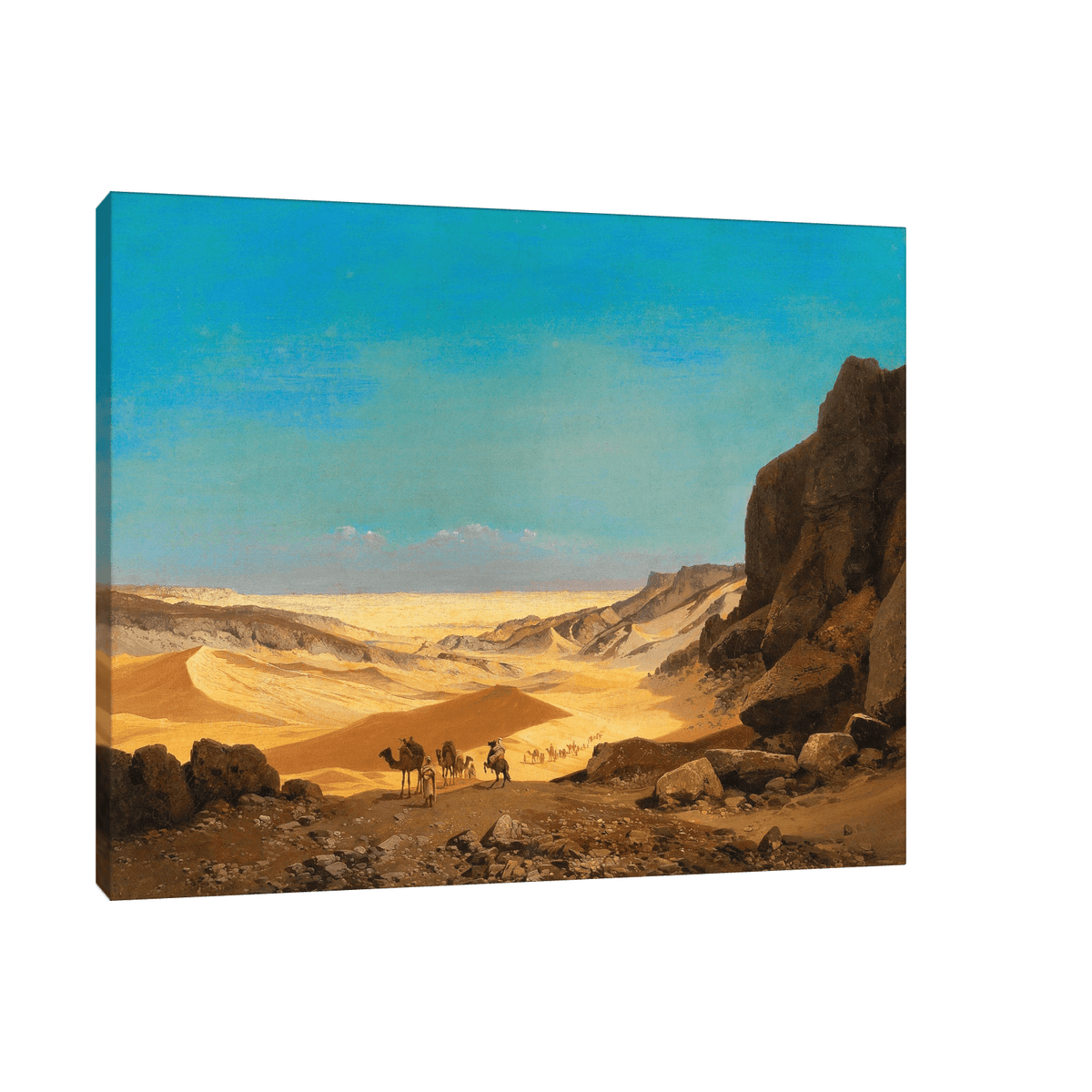 The Libyan desert, Carl Hasch - ArtDeco Canvas