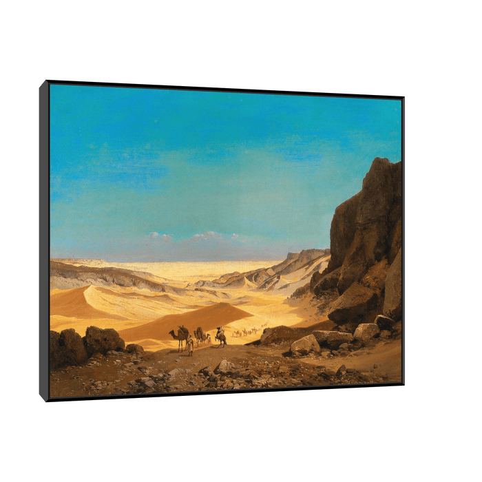 The Libyan desert, Carl Hasch - ArtDeco Canvas