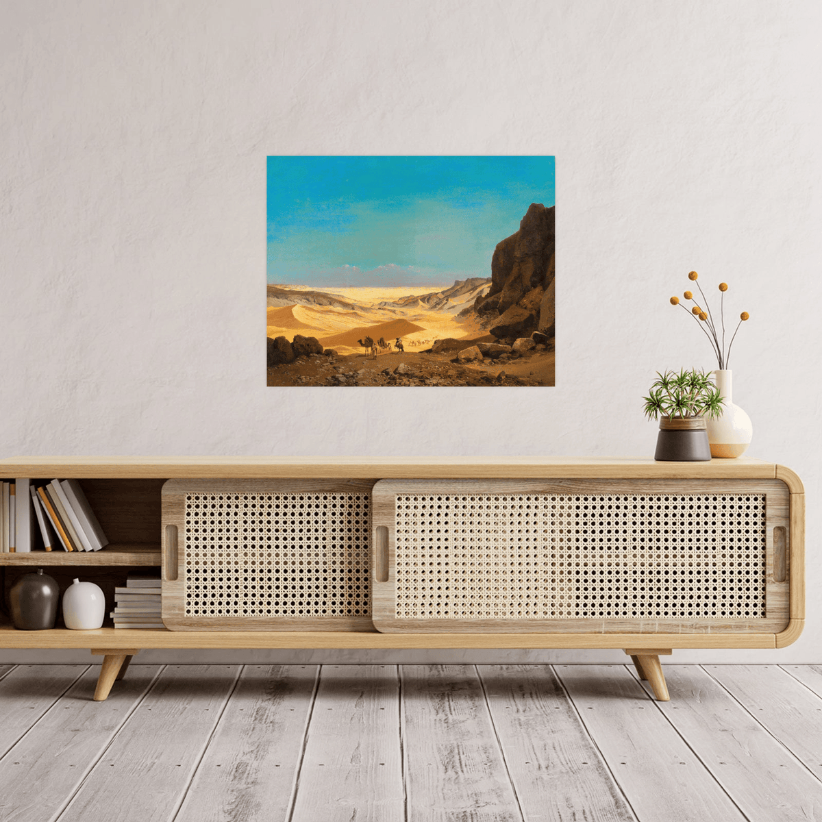 The Libyan desert, Carl Hasch - ArtDeco Canvas