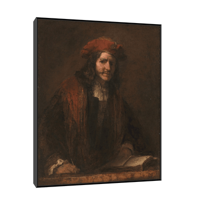 The Man with the Red Capk, Rembrandt van Rijn - ArtDeco Canvas