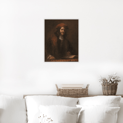 The Man with the Red Capk, Rembrandt van Rijn - ArtDeco Canvas