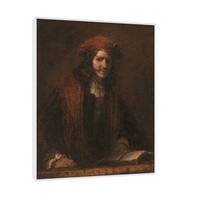 The Man with the Red Capk, Rembrandt van Rijn - ArtDeco Canvas
