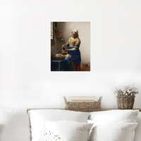 The Milkmaid, Johannes Vermeer - ArtDeco Canvas