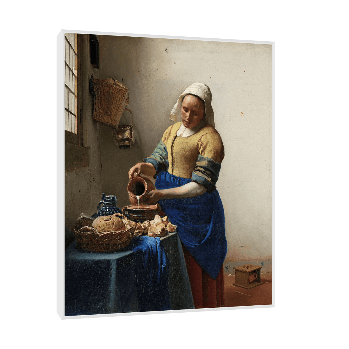 The Milkmaid, Johannes Vermeer - ArtDeco Canvas