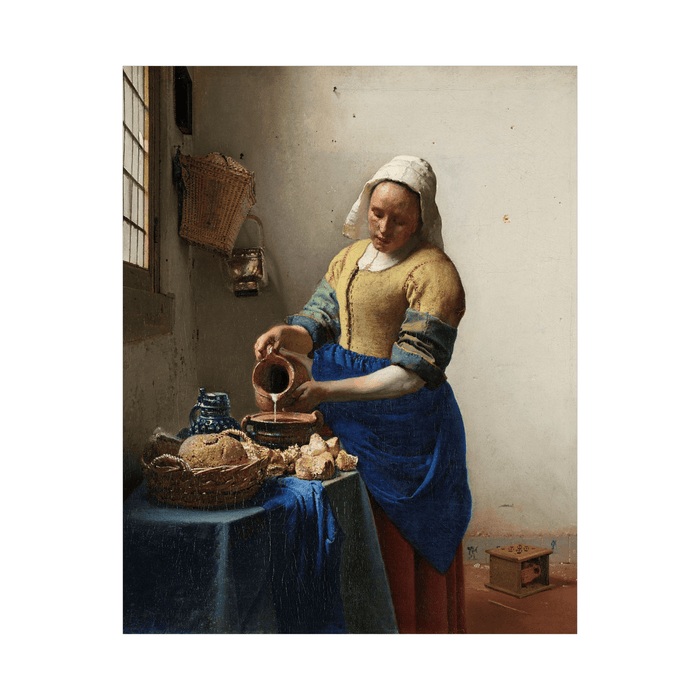 The Milkmaid, Johannes Vermeer - ArtDeco Canvas