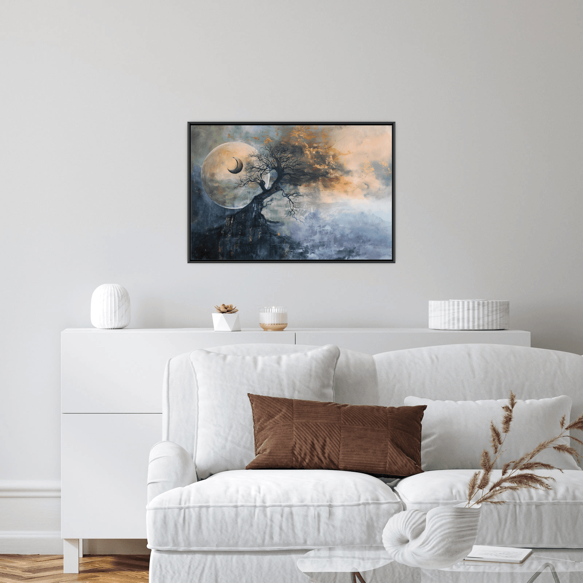 The Moon - ArtDeco Canvas