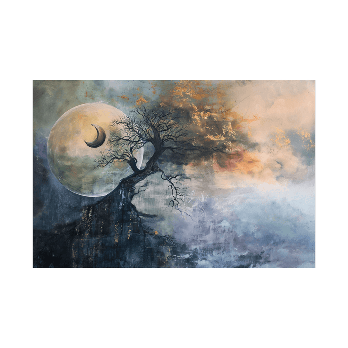 The Moon - ArtDeco Canvas