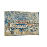 The Paris Omnibus, Maurice Prendergast - ArtDeco Canvas