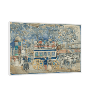 The Paris Omnibus, Maurice Prendergast - ArtDeco Canvas