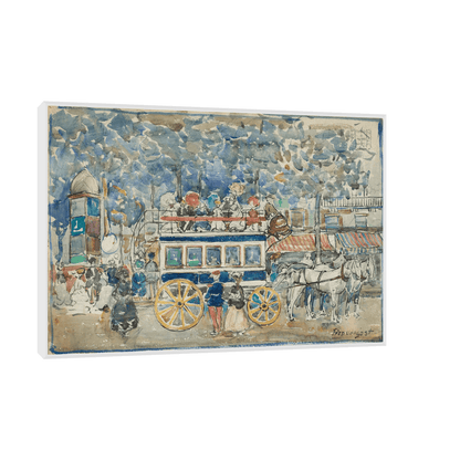 The Paris Omnibus, Maurice Prendergast - ArtDeco Canvas