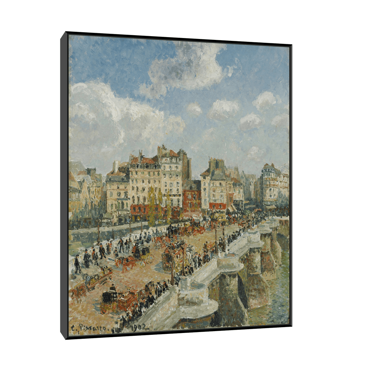 The Pont-Neuf, Camille Pissarro - ArtDeco Canvas