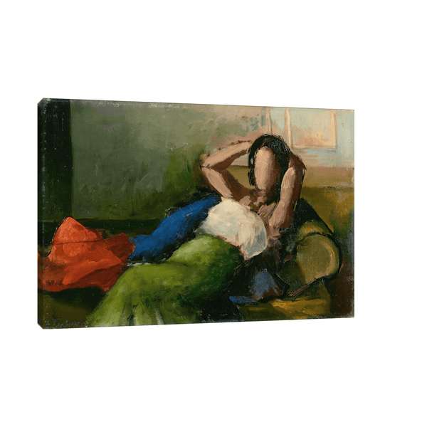 The Resting One, Johann von Tscharner - ArtDeco Canvas