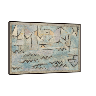 The Rhine at Duisburg, Paul Klee - ArtDeco Canvas