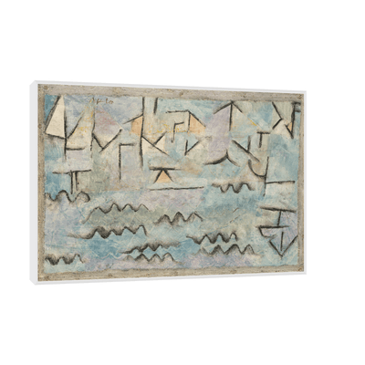 The Rhine at Duisburg, Paul Klee - ArtDeco Canvas