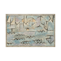 The Rhine at Duisburg, Paul Klee - ArtDeco Canvas