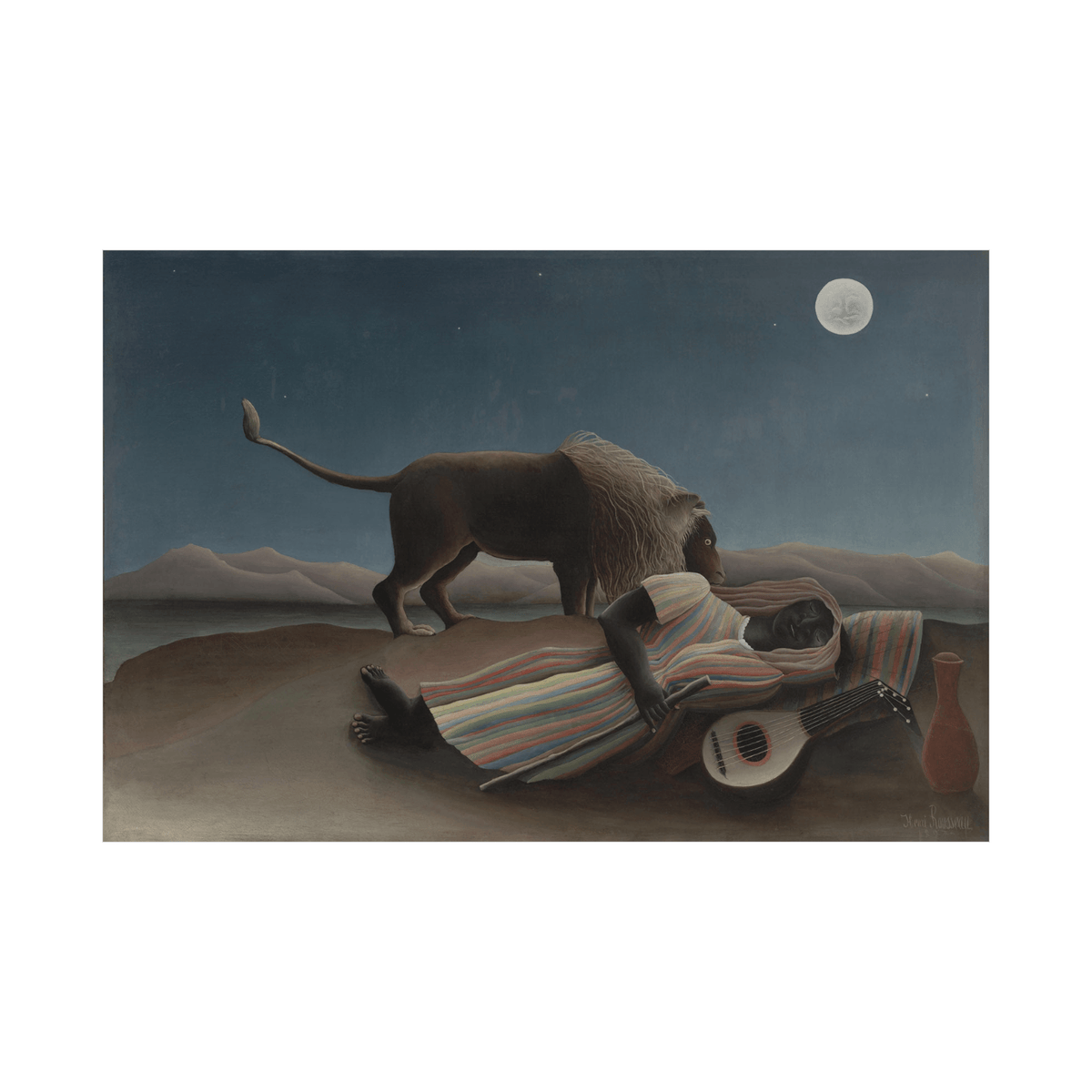 The Sleeping Gypsy, Henri Rousseau - ArtDeco Canvas