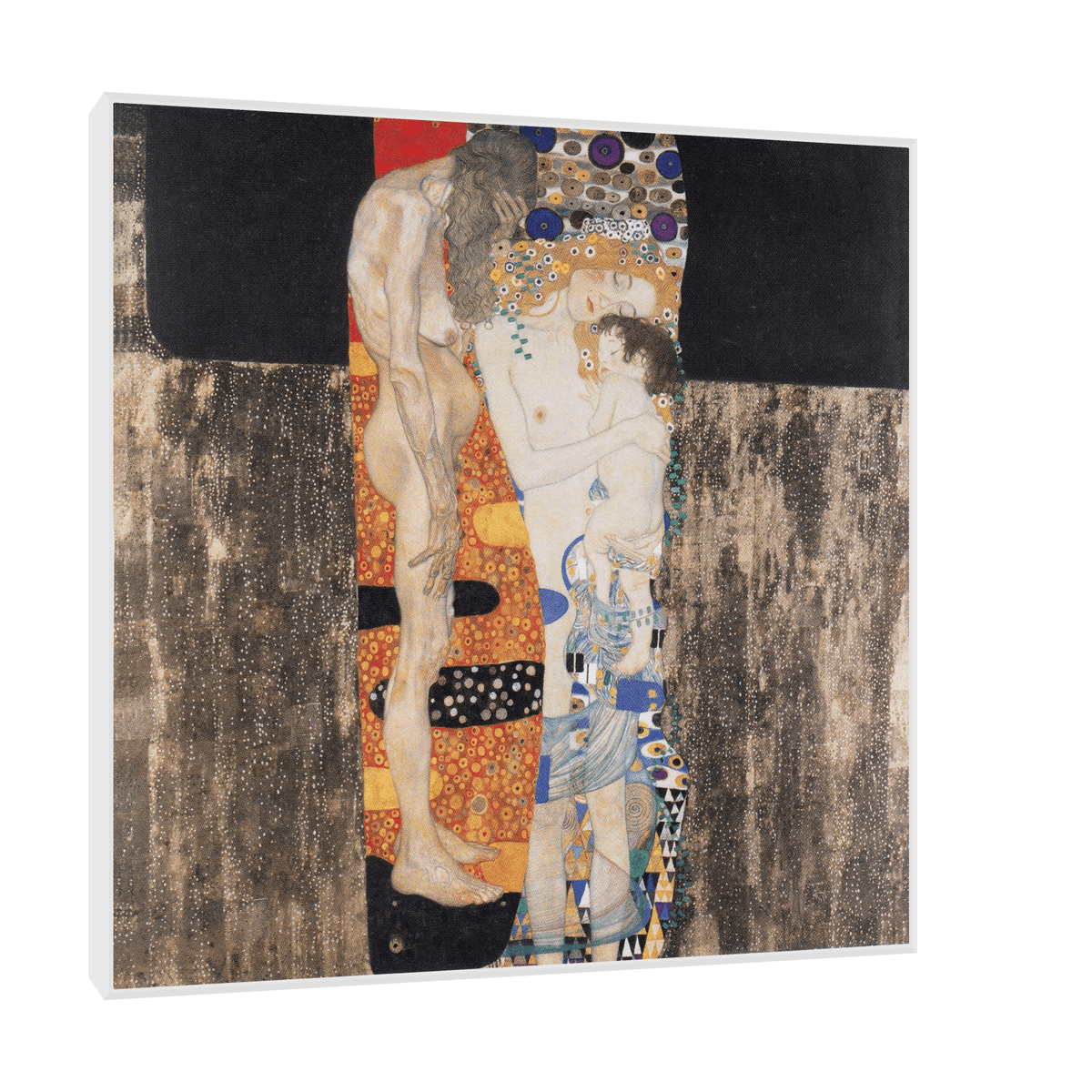 The Three Ages of the Woman, Gustav Klimt - ArtDeco Canvas